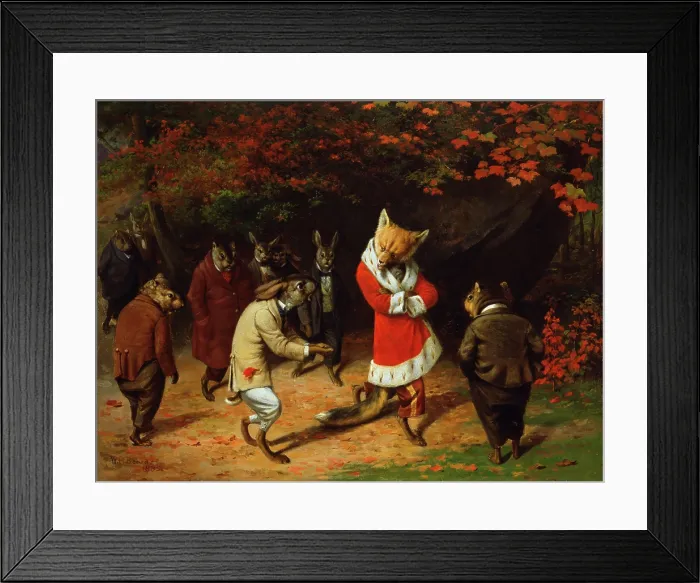 Framed Print : His Majesty Receives, 1885. Creator: William Holbrook Beard Framed Print : His Majesty Receives, 1885. Creator: William Holbrook Beard