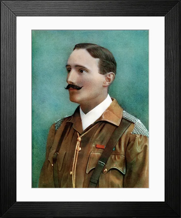 Framed Print : The late Captain the Hon RH De Montmorency, VC, 1900. Creator: Gabriel Lekegian Framed Print : The late Captain the Hon RH De Montmorency, VC, 1900. Creator: Gabriel Lekegian
