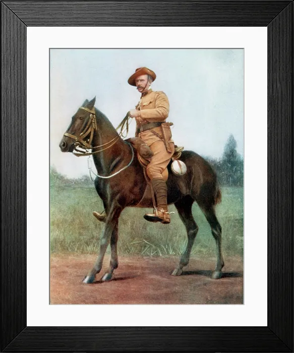 Framed Print : Portrait of Lieutenant-Colonel EC Bethune, 1900. Creator: Earl de la Warr Framed Print : Portrait of Lieutenant-Colonel EC Bethune, 1900. Creator: Earl de la Warr