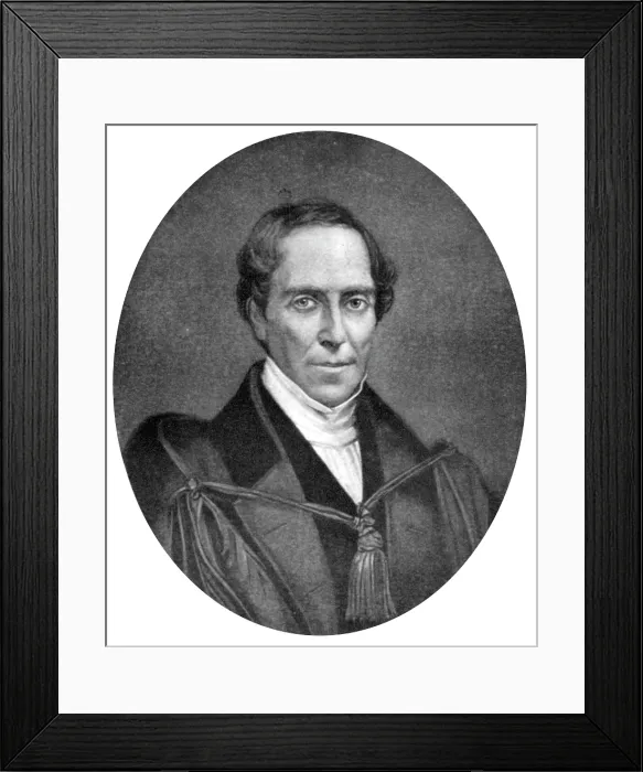 Framed Print : Portrait of Gideon Algernon Mantell, Surgeon and Geologist, c1840s. Creator: WT Wavey Framed Print : Portrait of Gideon Algernon Mantell, Surgeon and Geologist, c1840s. Creator: WT Wavey