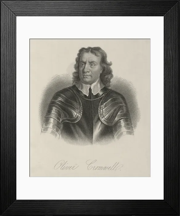 Framed Print : Oliver Cromwell, c1650, (1834-1837). IMAGE QUALITY Creator: Samuel Freeman Framed Print : Oliver Cromwell, c1650, (1834-1837). IMAGE QUALITY Creator: Samuel Freeman