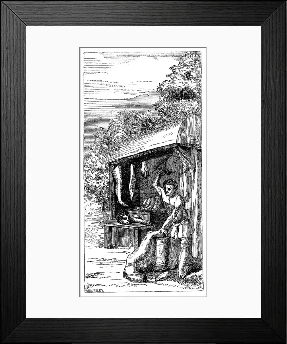 Framed Print : Butcher's Shop of the Anziques, 1598, (1863). Creator: WH Wesley. Butcher's Shop of the Anziques, 1598, (1863). Creator: WH Wesley Framed Print : Butcher's Shop of the Anziques, 1598, (1863). Creator: WH Wesley. Butcher's Shop of the Anziques, 1598, (1863). Creator: WH Wesley