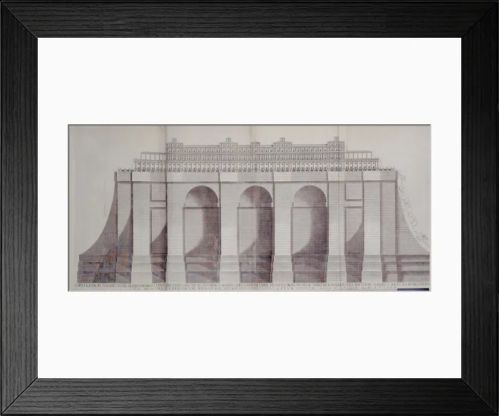 Framed Print : The Temple of Solomon, 1596. Creator: Unknown Framed Print : The Temple of Solomon, 1596. Creator: Unknown