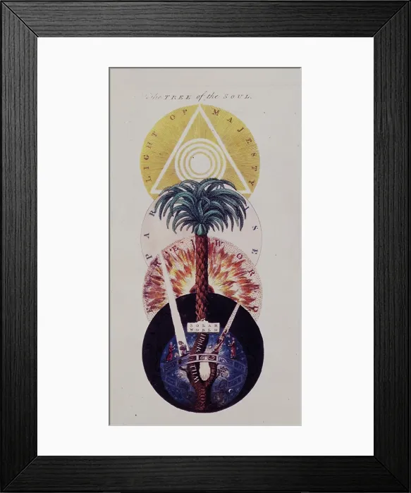 Framed Print : The Tree of the Soul, c1764-c1781. Creator: Unknown Framed Print : The Tree of the Soul, c1764-c1781. Creator: Unknown