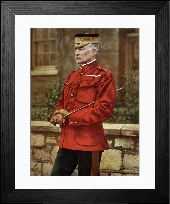 Framed Print : Portrait of Lieut-General Sir Frederick WEF Forestier-Walker, KCB, CMG, 1900. Creator: Russell & Sons Framed Print : Portrait of Lieut-General Sir Frederick WEF Forestier-Walker, KCB, CMG, 1900. Creator: Russell & Sons