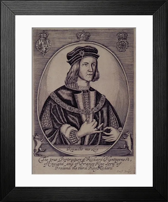 Framed Print : King Richard III, 1646. Creator: Unknown Framed Print : King Richard III, 1646. Creator: Unknown