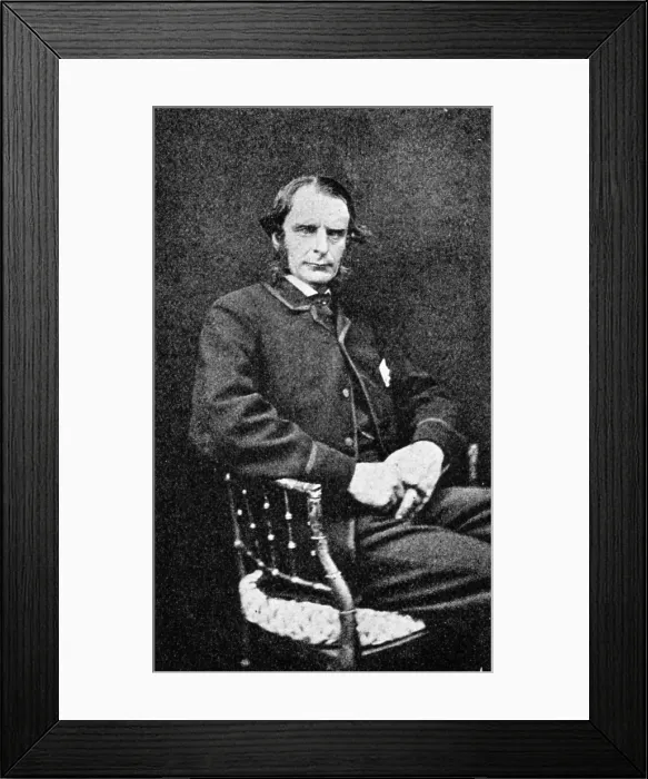 Framed Print : Portrait of Charles Kingsley, c1860. Creator: Unknown Framed Print : Portrait of Charles Kingsley, c1860. Creator: Unknown