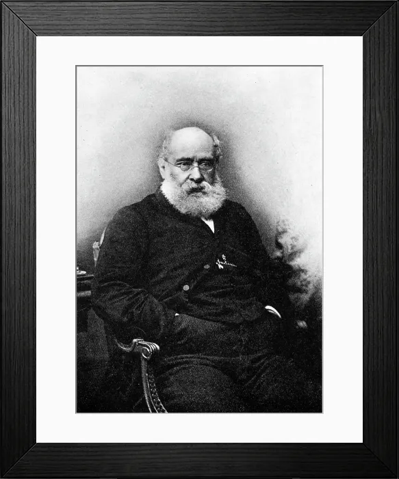 Framed Print : Portrait of Anthony Trollope, c1870s. Creator: Elliott & Fry Framed Print : Portrait of Anthony Trollope, c1870s. Creator: Elliott & Fry