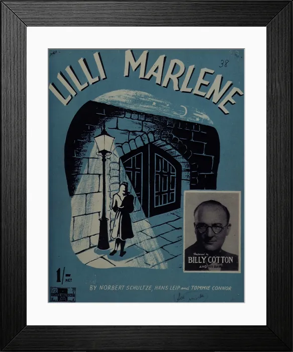 Framed Print : Cover to Lilli Marlene sheet music, c1930s. Creator: Unknown Framed Print : Cover to Lilli Marlene sheet music, c1930s. Creator: Unknown