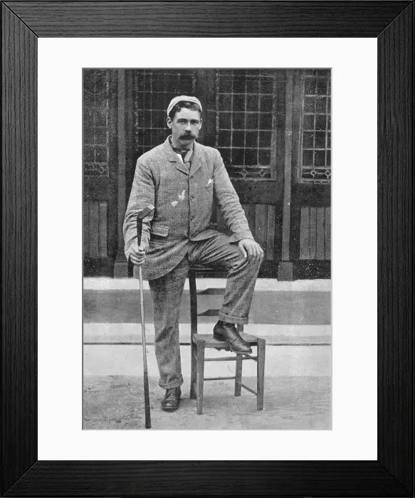 Framed Print : Portrait of the golfer Douglas Rolland, 1896. Creator: H Cotty Philpot Framed Print : Portrait of the golfer Douglas Rolland, 1896. Creator: H Cotty Philpot