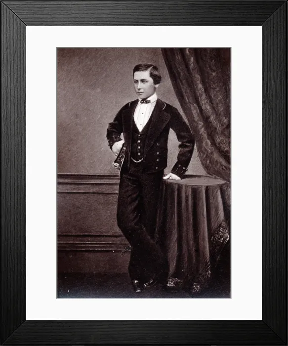 Framed Print : HRH Prince Alfred, 1851. Creator: Unknown