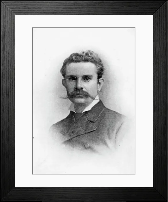Framed Print : Portrait of William Black, c1890s. Creator: Elliott & Fry Framed Print : Portrait of William Black, c1890s. Creator: Elliott & Fry