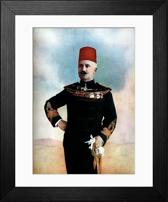 Framed Print : Portrait of Brevet-Col Sir Francis Reginald Wingate, KCMG, CB, DSO, RA, ADC, 1900. Creator: Gabriel Lekegian Framed Print : Portrait of Brevet-Col Sir Francis Reginald Wingate, KCMG, CB, DSO, RA, ADC, 1900. Creator: Gabriel Lekegian