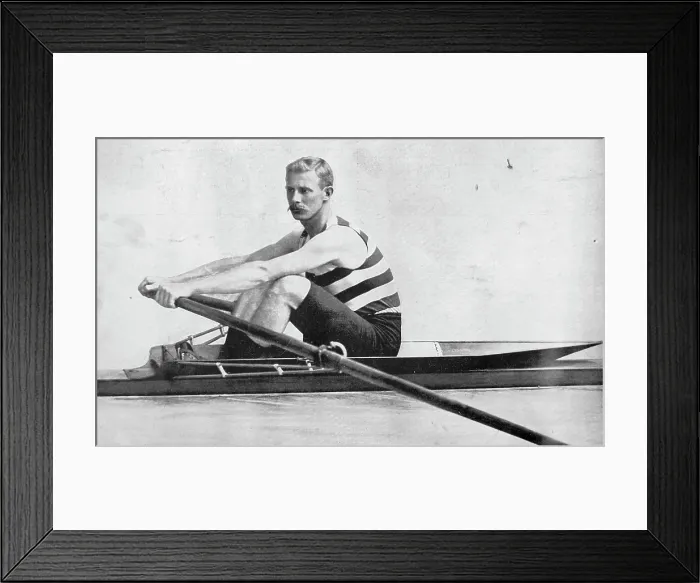 Framed Print : Portrait of the New Zealand sculler Tom Sullivan, 1896. Creator: Gordon & Co Framed Print : Portrait of the New Zealand sculler Tom Sullivan, 1896. Creator: Gordon & Co
