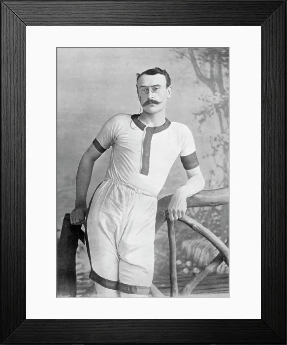Framed Print : Portrait of the athlete EH Pelling, 1896. Creator: RW Thomas Framed Print : Portrait of the athlete EH Pelling, 1896. Creator: RW Thomas