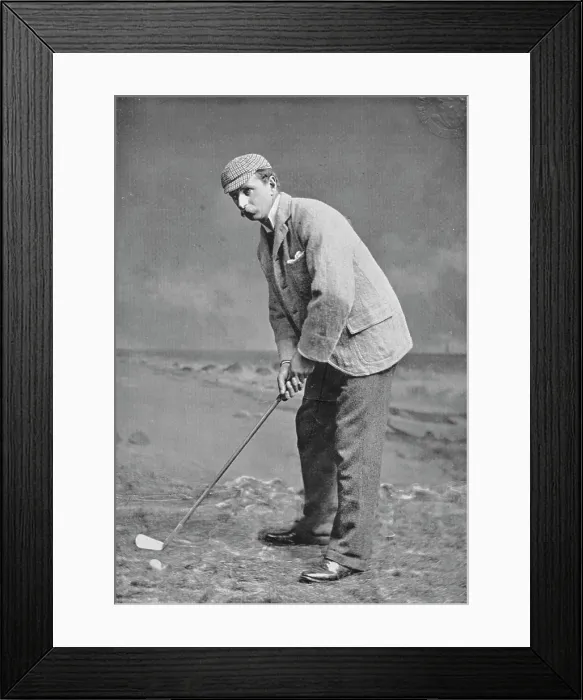 Framed Print : Portrait of the golfer JE Laidlay, 1896. Creator: W Crooke Framed Print : Portrait of the golfer JE Laidlay, 1896. Creator: W Crooke