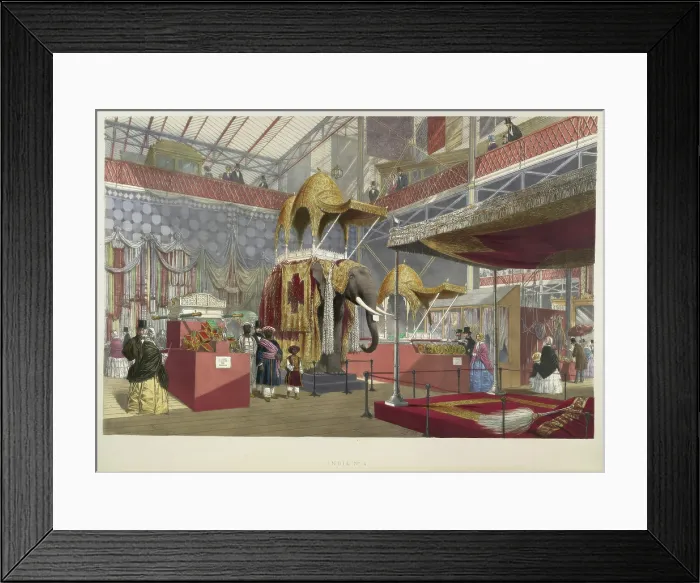 Framed Print : India No.4, 1854. Creators: Joseph Nash, Louis Haghe Framed Print : India No.4, 1854. Creators: Joseph Nash, Louis Haghe