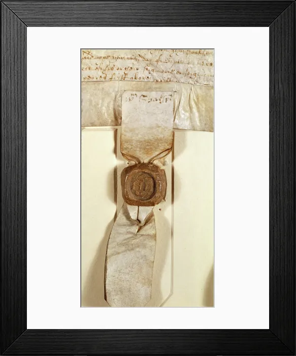 Framed Print : Signature of William Shakespeare, 1613. Creator: Unknown Framed Print : Signature of William Shakespeare, 1613. Creator: Unknown