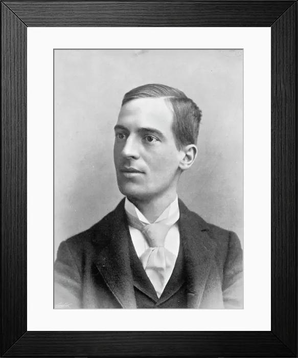 Framed Print : Portrait of the American chess player HN Pillsbury, 1896. Creator: George Bradshaw Framed Print : Portrait of the American chess player HN Pillsbury, 1896. Creator: George Bradshaw