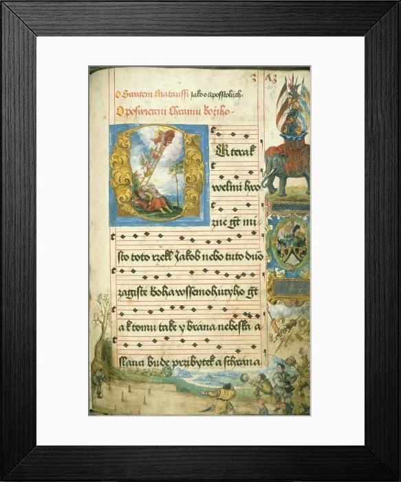 Framed Print : Jacobs Ladder, 1570. Creator: Unknown Framed Print : Jacobs Ladder, 1570. Creator: Unknown