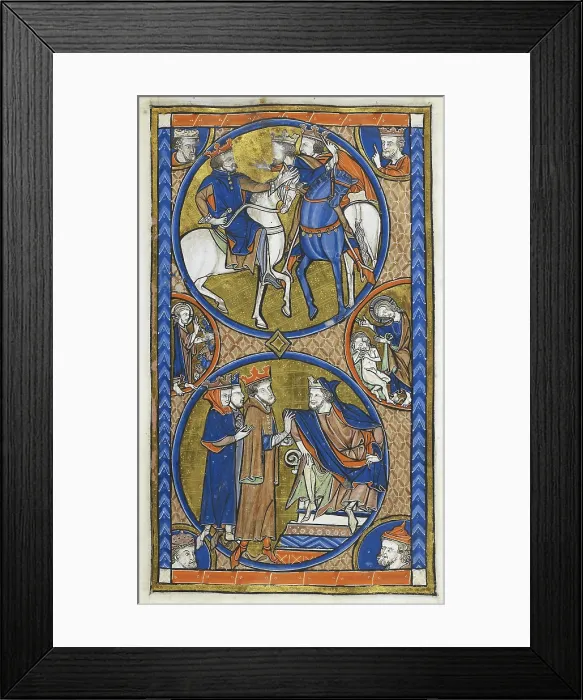 Framed Print : The three Magi, c1265-1270. Creator: Unknown Framed Print : The three Magi, c1265-1270. Creator: Unknown