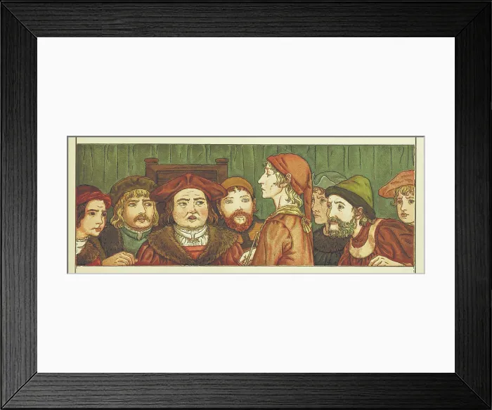 Framed Print : The Pied Piper of Hamelin, 1889. Creator: Catherine Greenaway Framed Print : The Pied Piper of Hamelin, 1889. Creator: Catherine Greenaway