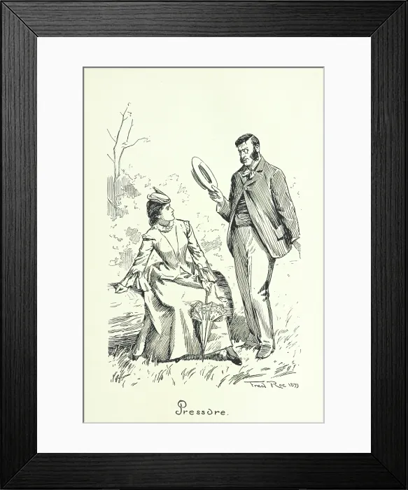 Framed Print : Pressure, 1898. Creator: Fred Roe Framed Print : Pressure, 1898. Creator: Fred Roe
