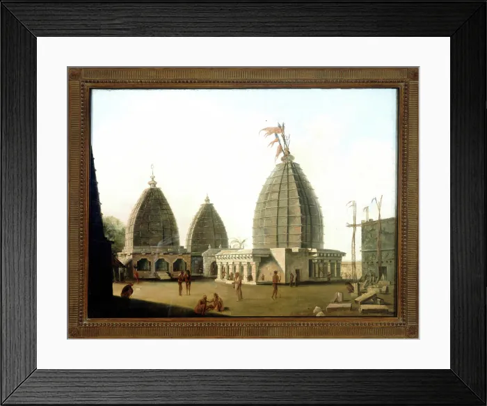 Framed Print : Temples, India, 1782. Creator: William Hodges Framed Print : Temples, India, 1782. Creator: William Hodges