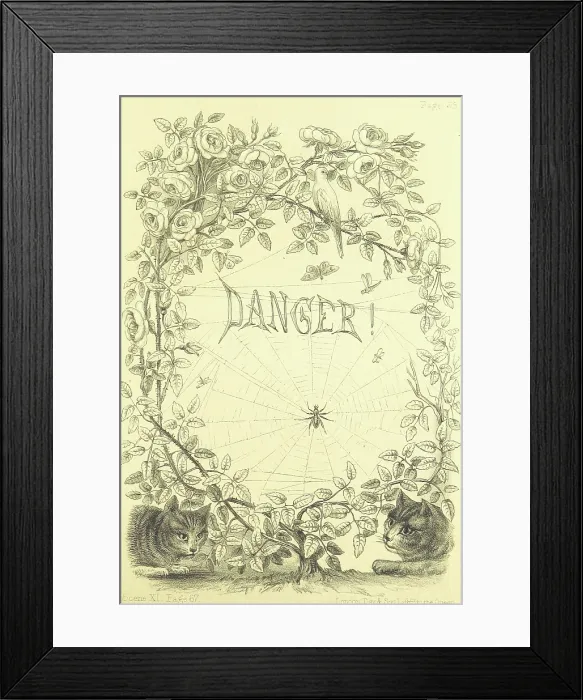 Framed Print : Danger, 1860. Creator: Day & Son Framed Print : Danger, 1860. Creator: Day & Son