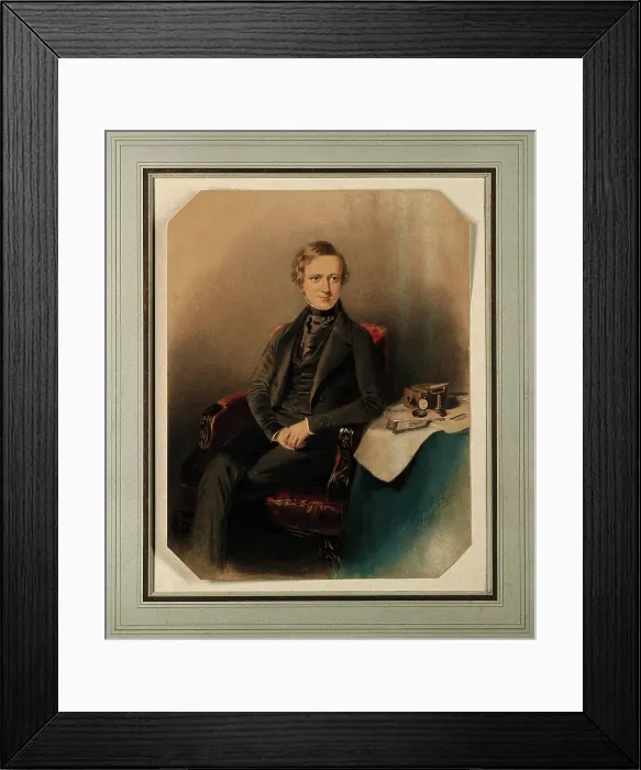 Framed Print : Robert Hunt, 1842. Creator: William Buckler Framed Print : Robert Hunt, 1842. Creator: William Buckler
