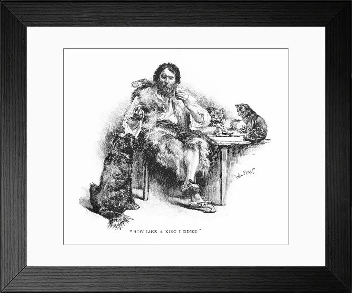 Framed Print : How Like a King I Dined, 1896. Creator: Walter Paget Framed Print : How Like a King I Dined, 1896. Creator: Walter Paget