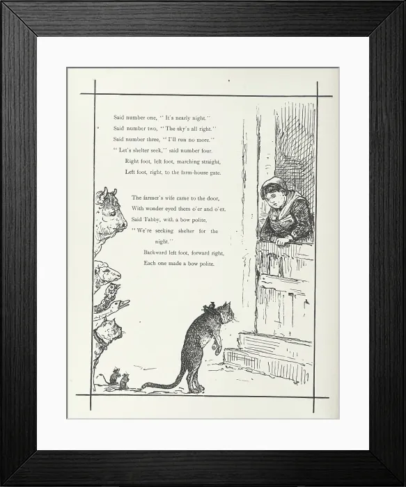 Framed Print : Said number one, It's nearly night'... 1884. Creator: Walter Satterlee. Said number one, It's nearly night'... 1884. Creator: Walter Satterlee Framed Print : Said number one, It's nearly night'... 1884. Creator: Walter Satterlee. Said number one, It's nearly night'... 1884. Creator: Walter Satterlee