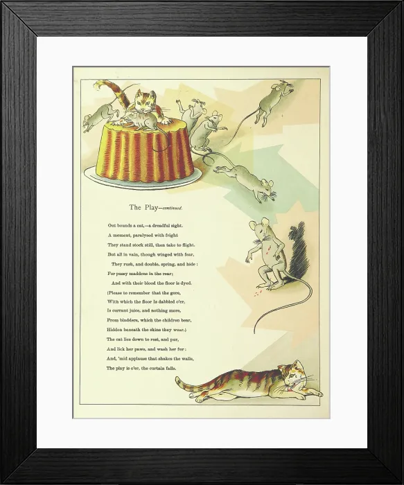 Framed Print : The Play - continued, 1891. Creator: Unknown Framed Print : The Play - continued, 1891. Creator: Unknown