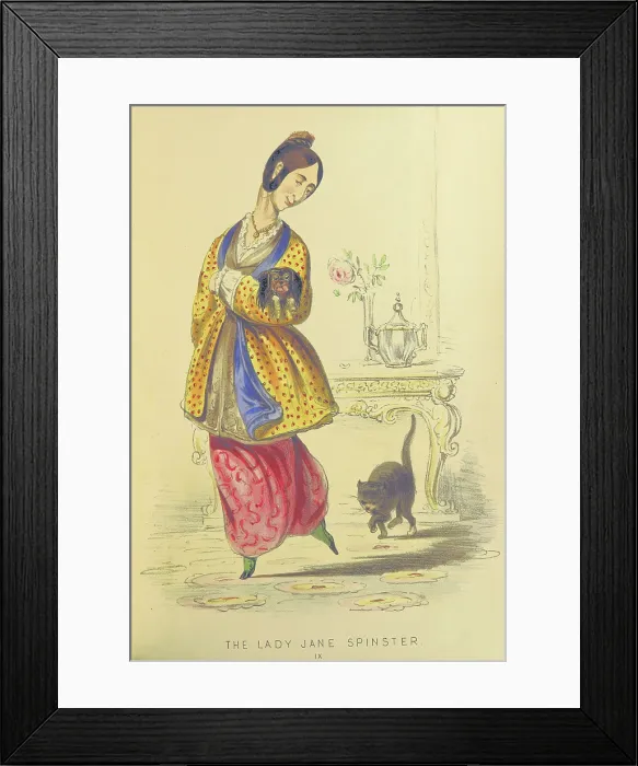 Framed Print : The Lady Jane Spinster, 1852. Creator: W. S. Reed Framed Print : The Lady Jane Spinster, 1852. Creator: W. S. Reed