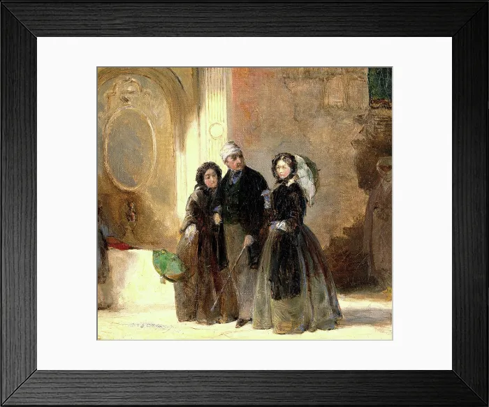 Framed Print : Florence Nightingale with Charles Holte Bracebridge and Selina Bracebridge in a Turkish street, 1859 Creator: Jerry Barrett Framed Print : Florence Nightingale with Charles Holte Bracebridge and Selina Bracebridge in a Turkish street, 1859 Creator: Jerry Barrett