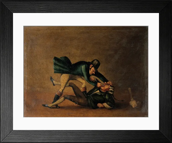 Framed Print : Extraction of a tooth. Creator: John Collier Framed Print : Extraction of a tooth. Creator: John Collier