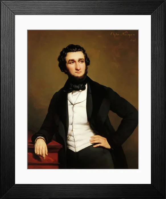 Framed Print : Jean-Zulema Amussat. Creator: Jean Guillaume Elzidor Naigeon
