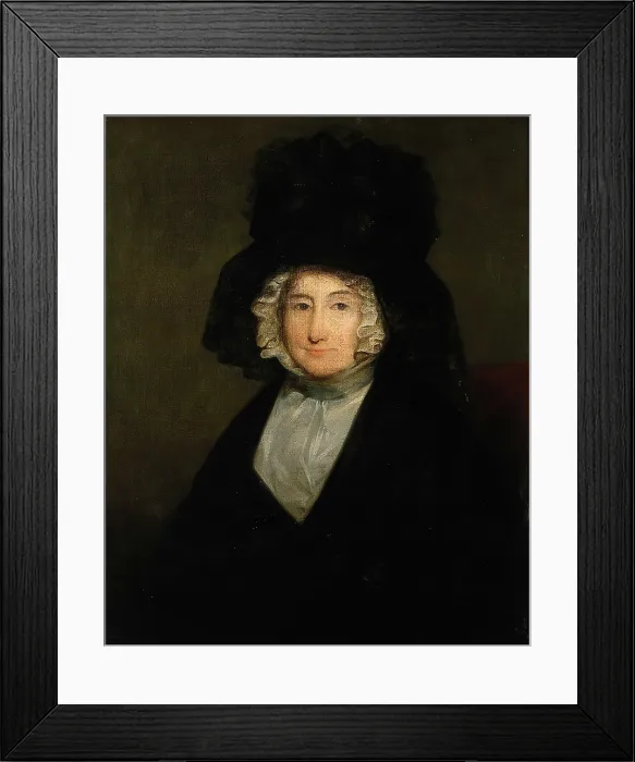 Framed Print : Dorothea Baillie, sister of William and John Hunter. Creator: Robert Edge Pine