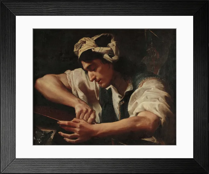 Framed Print : Portrait of Ercole Lelli (1702-1766), c1725. Creator: Sorbi, Giovanni (1695-1764) Framed Print : Portrait of Ercole Lelli (1702-1766), c1725. Creator: Sorbi, Giovanni (1695-1764)