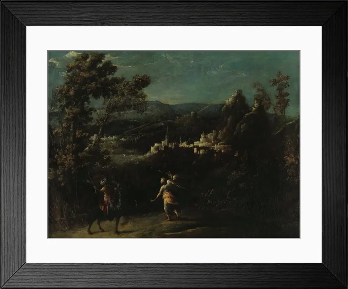 Framed Print : Balaam and the angel, c1615. Creator: Donducci (Il Mastelletta), Giovanni Andrea (1575-1655) Framed Print : Balaam and the angel, c1615. Creator: Donducci (Il Mastelletta), Giovanni Andrea (1575-1655)