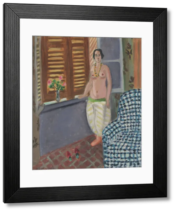 Framed Print : Odalisque, 1925. Creator: Matisse, Henri (1869-1954) Framed Print : Odalisque, 1925. Creator: Matisse, Henri (1869-1954)