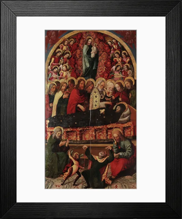 Framed Print : The Dormition of the Virgin, c1505. Creator: Buono, Alessandro (active ca 1505) Framed Print : The Dormition of the Virgin, c1505. Creator: Buono, Alessandro (active ca 1505)