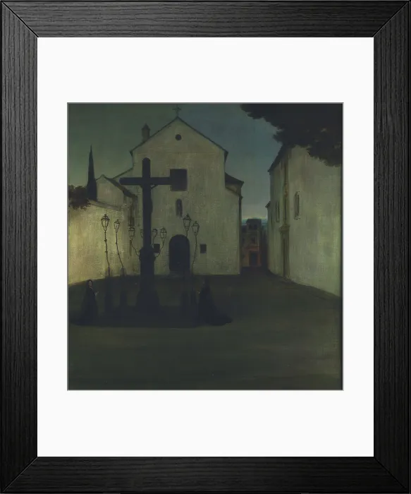 Framed Print : Plaza de los Dolores, 1900-1930. Creator: Romero de Torres, Julio (1874-1930) Framed Print : Plaza de los Dolores, 1900-1930. Creator: Romero de Torres, Julio (1874-1930)