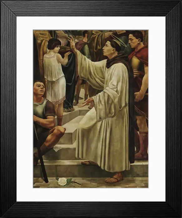 Framed Print : Saint Venantius of Camerino (Study for the altarpiece), 1923. Creator: Oppi, Ubaldo (1889-1942) Framed Print : Saint Venantius of Camerino (Study for the altarpiece), 1923. Creator: Oppi, Ubaldo (1889-1942)