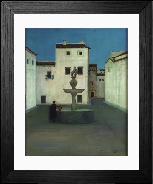 Framed Print : Plaza del Potro, 1907. Creator: Romero de Torres, Julio (1874-1930) Framed Print : Plaza del Potro, 1907. Creator: Romero de Torres, Julio (1874-1930)