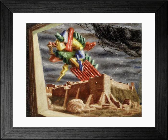 Framed Print : Gomorrha, 1929. Creator: Savinio, Alberto (1891-1952) Framed Print : Gomorrha, 1929. Creator: Savinio, Alberto (1891-1952)