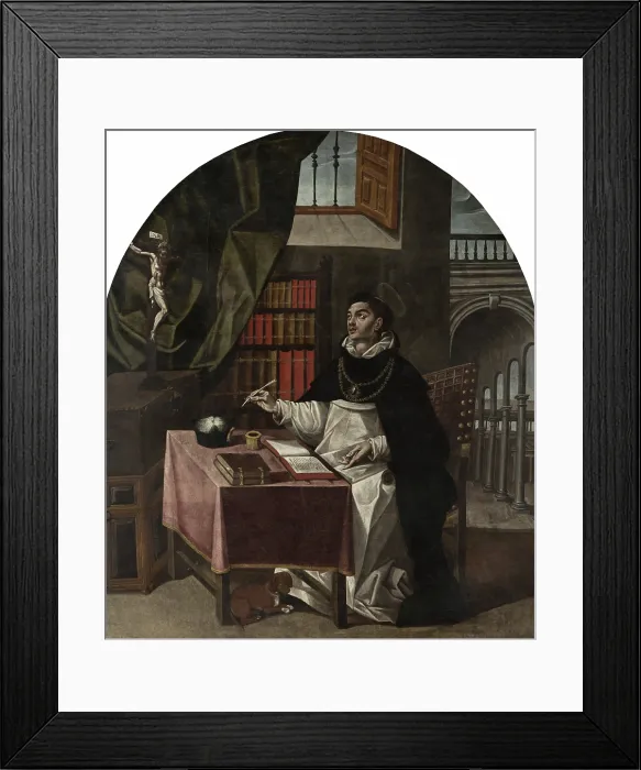 Framed Print : Saint Thomas Aquinas, 1610-1615. Creator: Penalosa, Juan de (1579-1633) Framed Print : Saint Thomas Aquinas, 1610-1615. Creator: Penalosa, Juan de (1579-1633)