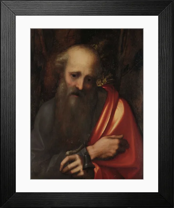 Framed Print : Saint Anthony, c1514-1516. Creator: Correggio (1489-1534) Framed Print : Saint Anthony, c1514-1516. Creator: Correggio (1489-1534)