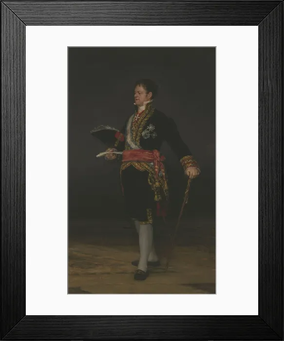 Framed Print : Portrait of Jose Miguel de Carvajal-Vargas, 2nd Duke of San Carlos, 1815. Creator: Goya, Francisco, de (1746-1828) Framed Print : Portrait of Jose Miguel de Carvajal-Vargas, 2nd Duke of San Carlos, 1815. Creator: Goya, Francisco, de (1746-1828)