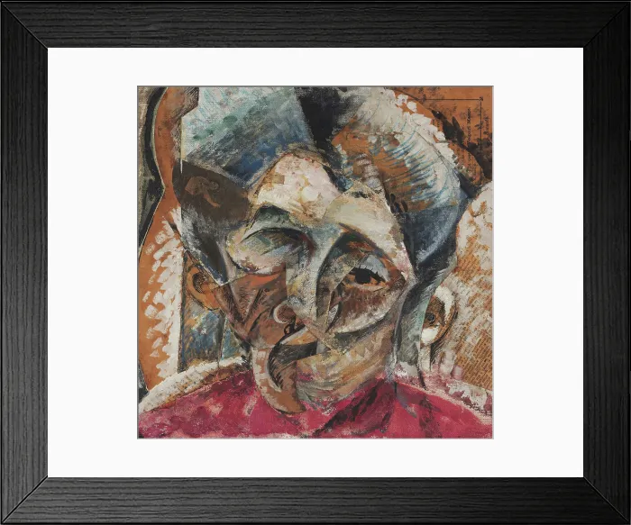 Framed Print : Dinamismo di una testa di donna, 1914. Creator: Boccioni, Umberto (1882-1916) Framed Print : Dinamismo di una testa di donna, 1914. Creator: Boccioni, Umberto (1882-1916)